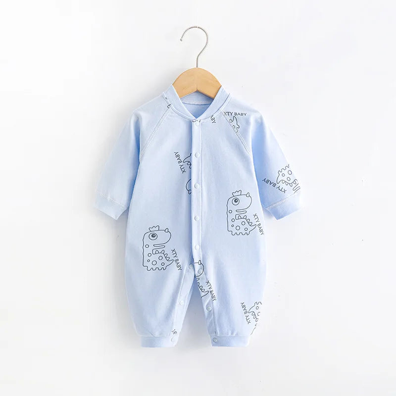 Newborn Baby Clothes Baby Romper 100% Cotton Long Sleeve One Piece Outfit Baby Boy Girl Bodysuit 5-day Shipping Baby Clothes