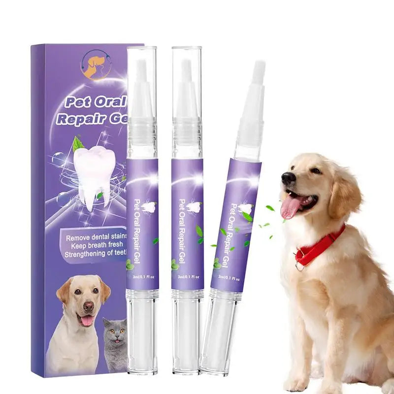 3ml Dog Tooth Gel Clean Teeth Gel For Dogs Clean Teeth Gel Pet Teeth Care Solution Pet Supplies For Cat Dog Teeth Care