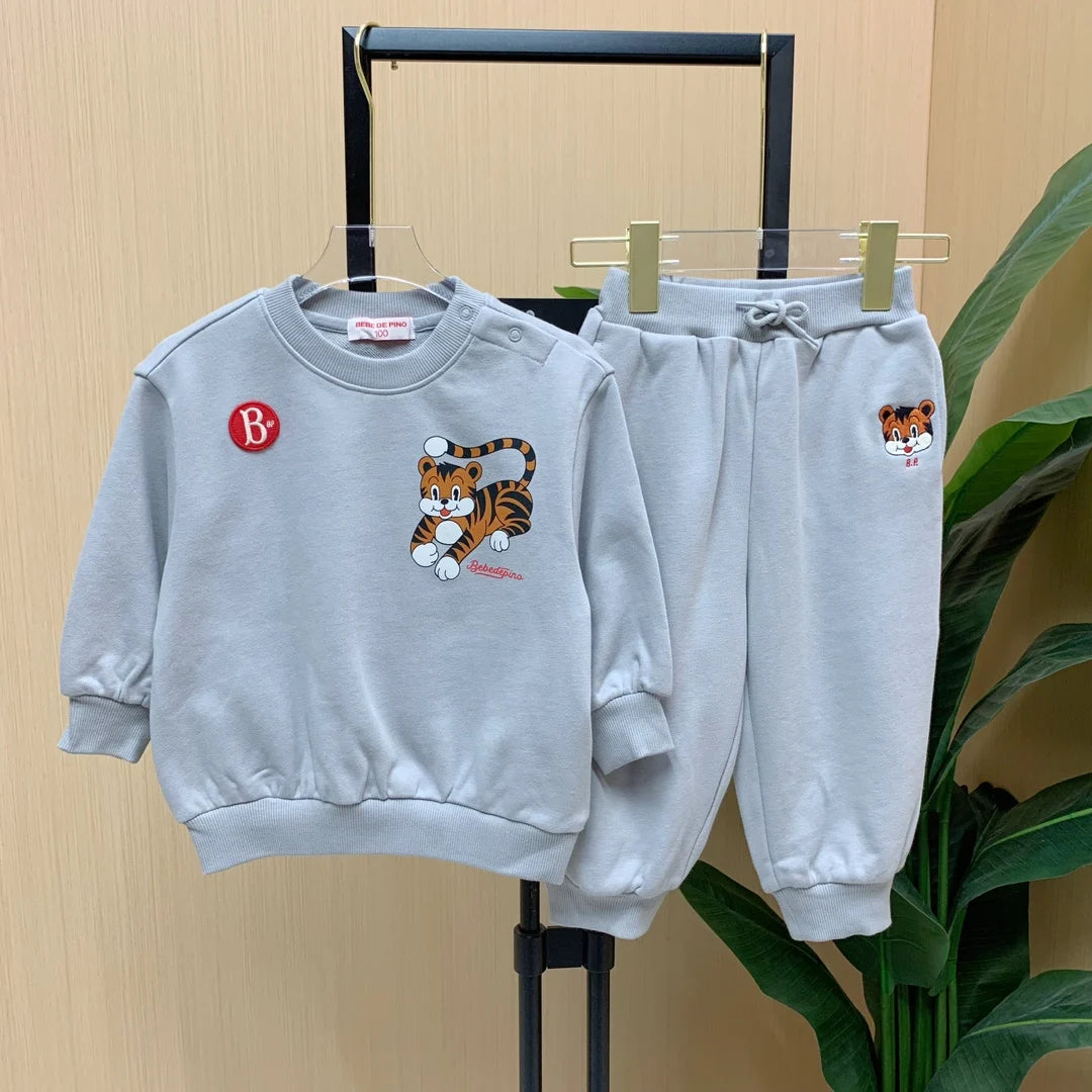 Baby Sweater Set Child 2023 Girls Jeans Kids Jackets Boys Sweatshirts Children Baby Clothes Little Boys Clothing