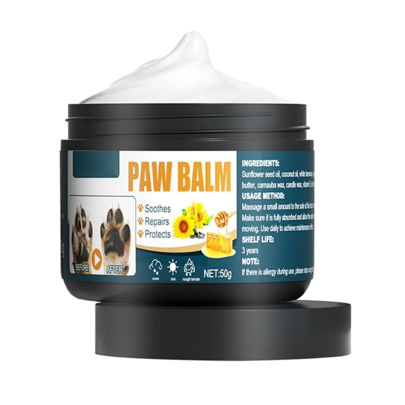 C63B Dog Paw Wax 1.8Oz All Season Pet Paw Care Protections Against Heat Sand Snow