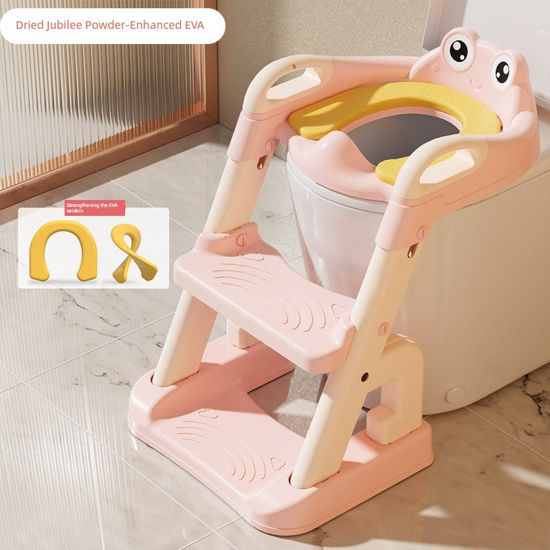 Staircase Style Girl Pad Cover Potty Seat Children's Toilet