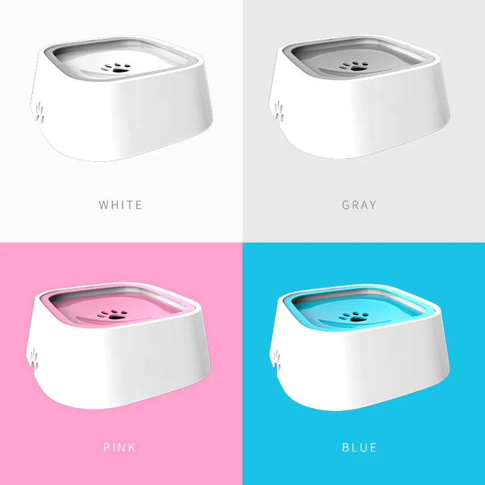 Dog Drinking Water Bowl Floating Non-Wetting Mouth Pet Dog Bowl Without Spill Drinking Water Dispenser Portable Pet Dog Cat Bowl