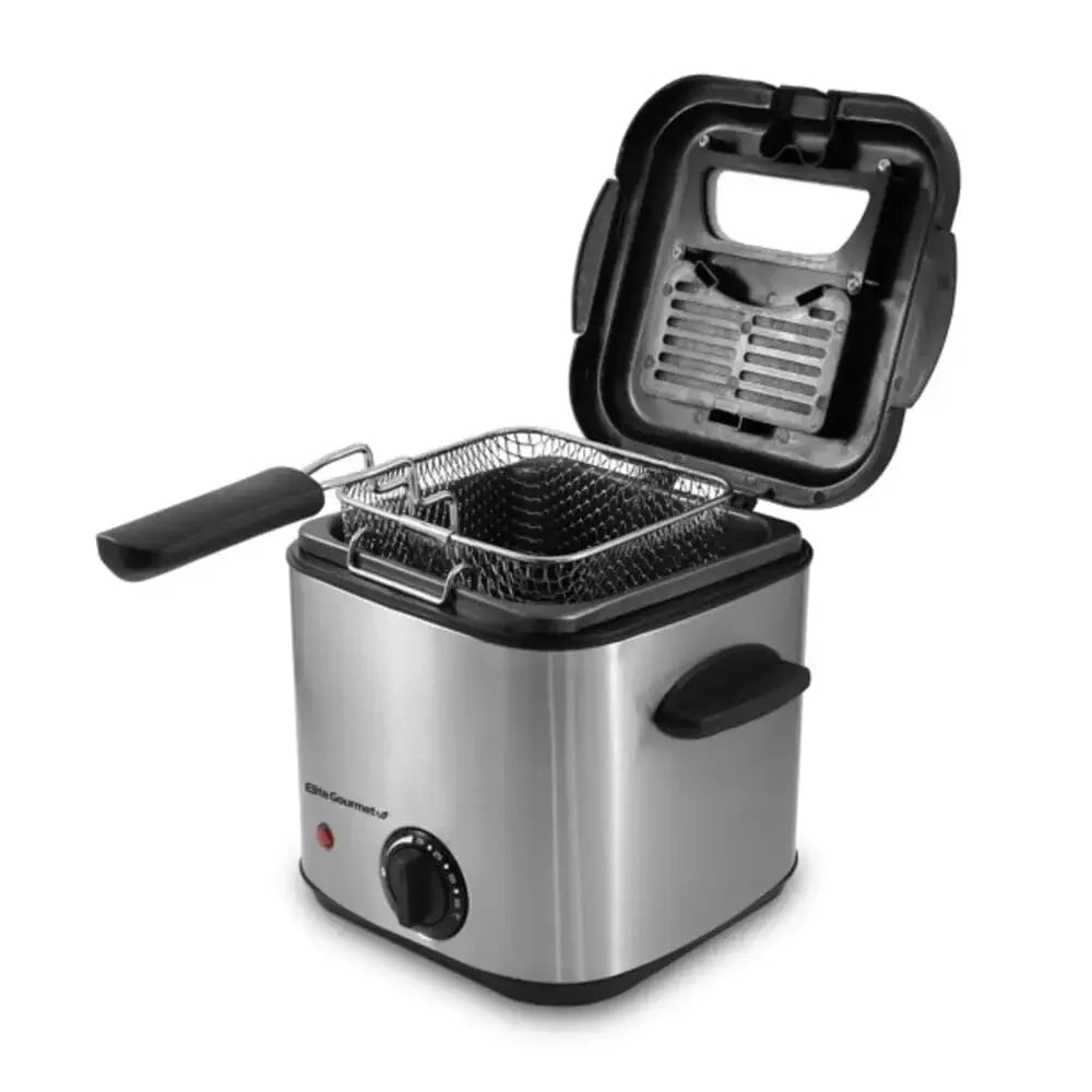 Elite Gourmet 1.5 quart Deep Fryer Stainless Steel