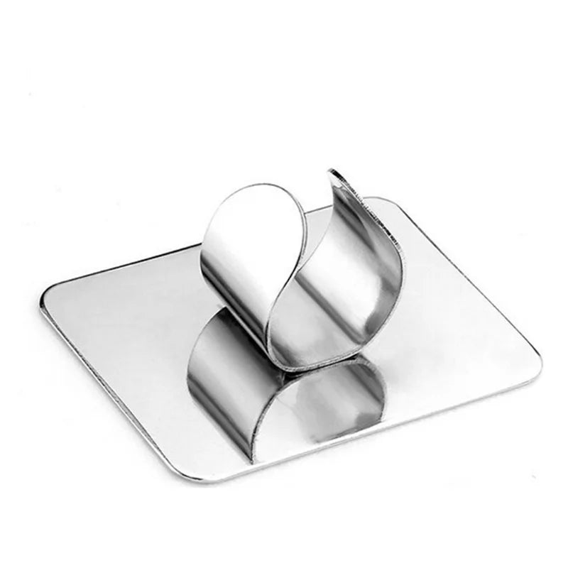 1pc Square Nail Art Makeup Cosmetic Stainless Steel Paint Mixing Palette Ring Tool Women Beauty Makeup Accessories Kit Wholesale