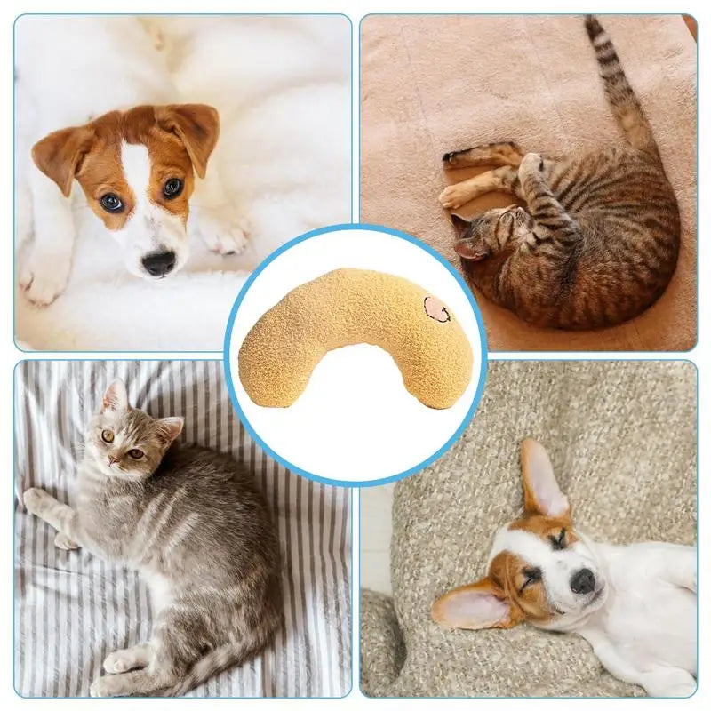 Calming Pillow For Dogs Soft Pet Pillow Cute Comfortable Cat Pillow Skin-Friendly Elastic Cushion Pet Accessories For Dogs