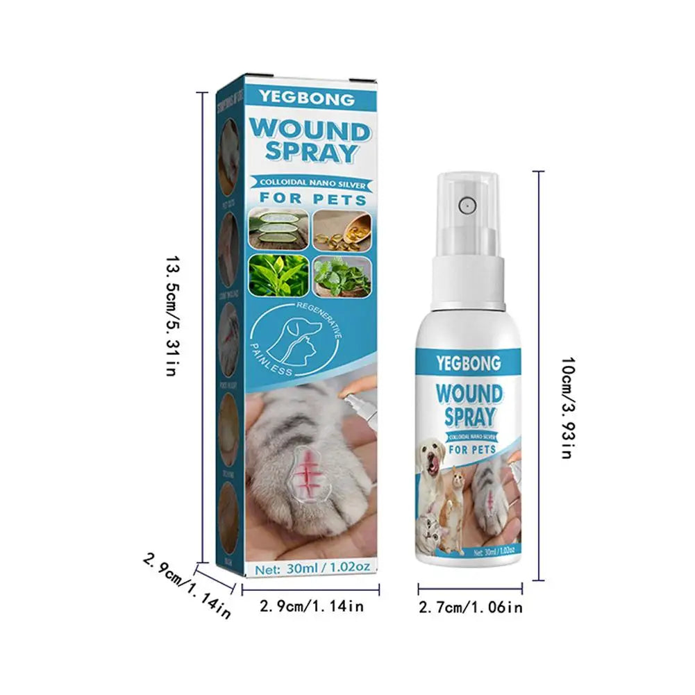 30ml Pets Anti-Itch And Itch Relief Dogs Cat Skin Healthy Care Spray Skin Care Treat Products For Itchy And Sensitive Skin