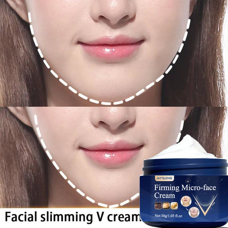 V-Shape Slimming Cream Firming Anti-aging Face-lift Removal Masseter Muscle Double Chin Face Fat Burning Anti-aging Products 30g