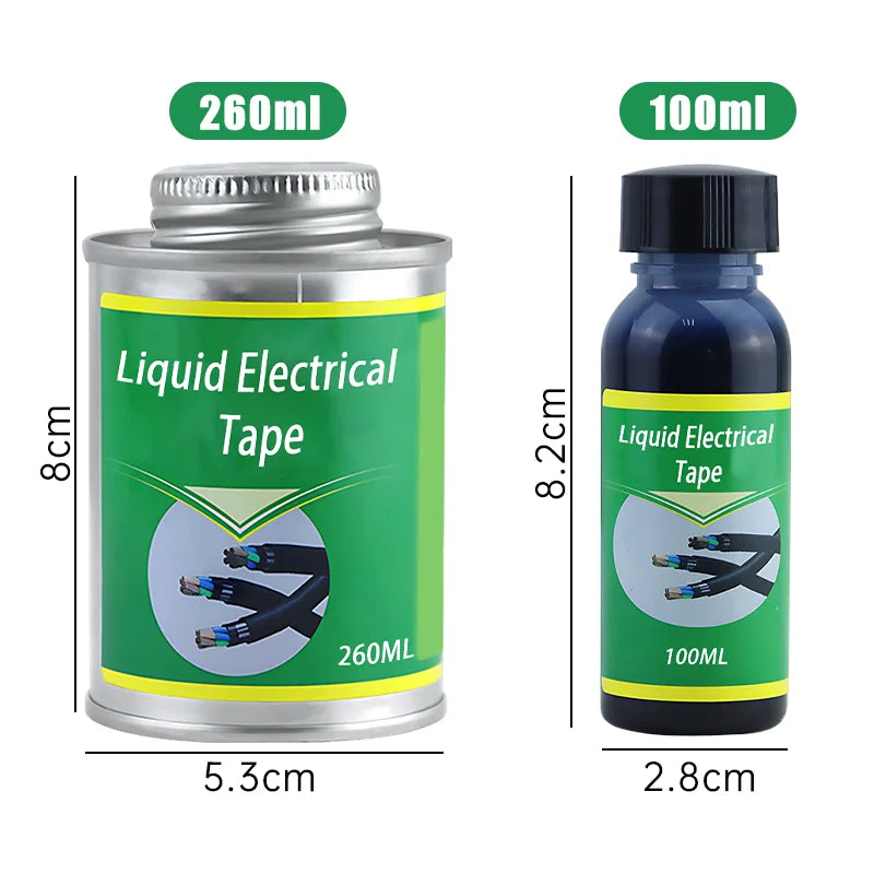 Waterproof Liquid Electrical Tape Insulating Tape Repair Rubber Electrical Wire Cable Liquid Insulation Paste Coat Fix Line Glue