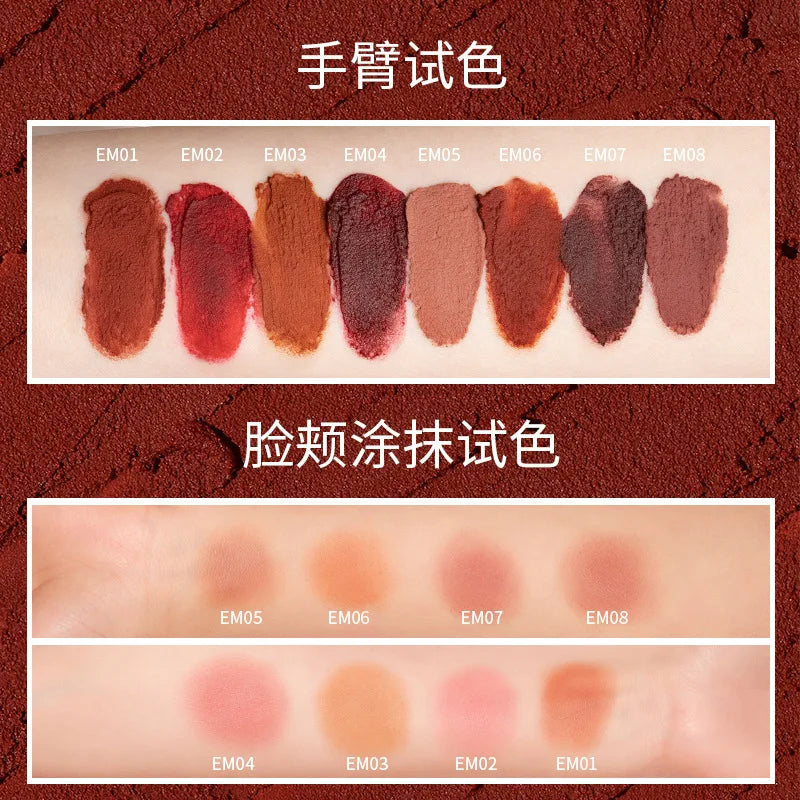 INTO YOU Lip Gloss Matte Velvet Lipstick Waterproof Long Lasting Red Lip Tint Lip Glaze Sexy Women Makeup Korean Beauty Cosmetic