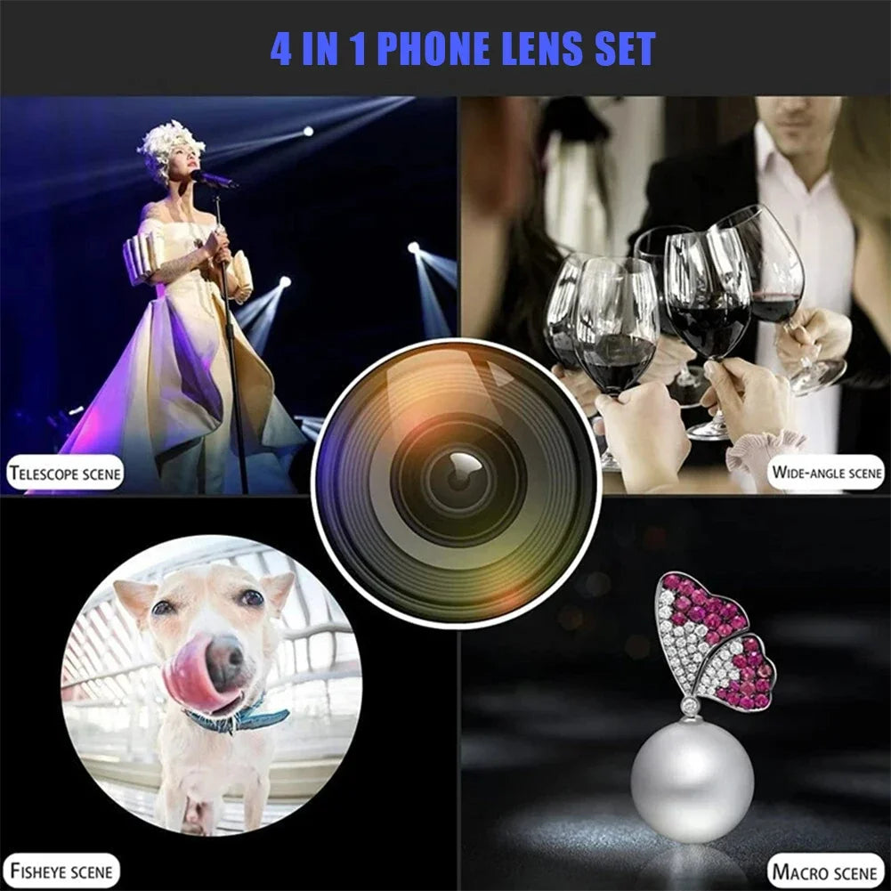 High Power Phone Camera Lens 36X HD zoom camera for iphone Universal lens for cell camera Mobile phone Telescope accessory