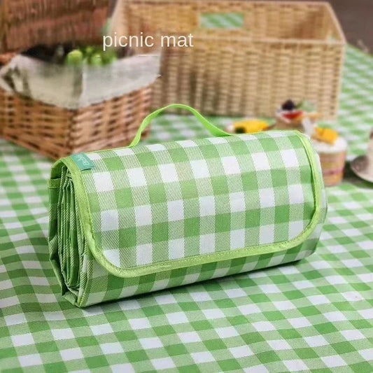 Outdoor Camping Floor Mat Sleeping Pad Foldable Picnic Mat Thickened Waterproof Beach Blanket Camping Tent Grassland Mat