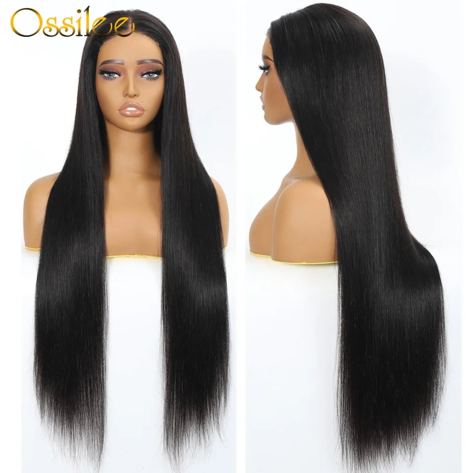 Glueless Wig Human Hair Ready to Wear 5x5 HD Lace Closure Wig 13x4 Lace Front Wig Human Hair Straight 360 Full Lace Wig