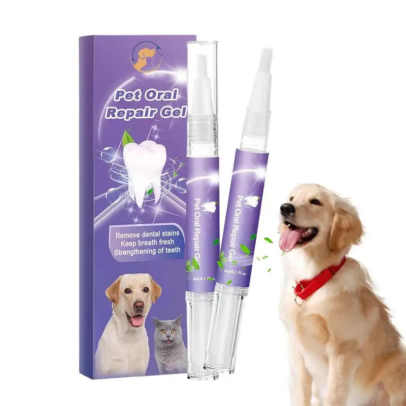 3ml Dog Tooth Gel Clean Teeth Gel For Dogs Clean Teeth Gel Pet Teeth Care Solution Pet Supplies For Cat Dog Teeth Care