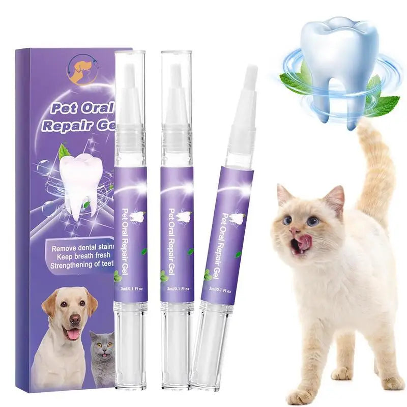 3ml Dog Tooth Gel Clean Teeth Gel For Dogs Clean Teeth Gel Pet Teeth Care Solution Pet Supplies For Cat Dog Teeth Care