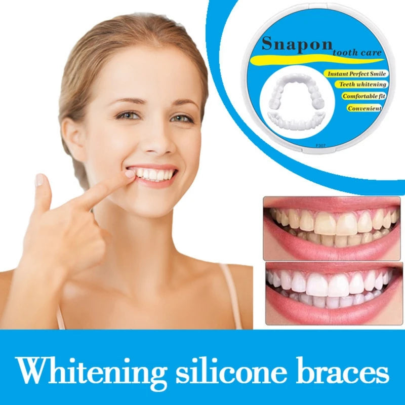 Easy to Use  Veneer Snap-on Teeth Complete Your Smile for Men And Women Temporary Tooth Replacement Product Fake Teeth