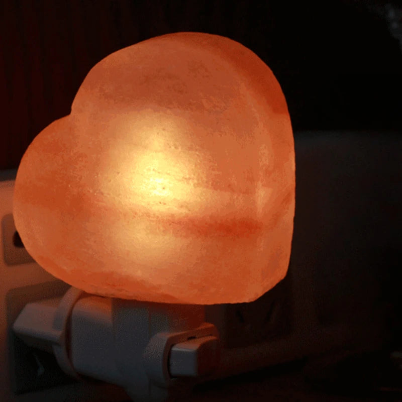 Night Lamp Himalayan Crystal Salt Lamp Wall Lamp Living Room Corridor Lighting Bedroom