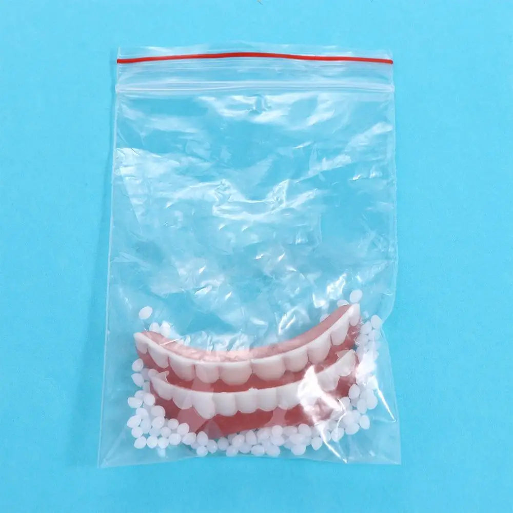 with Filling Teeth Glue False Teeth Smile Oral Care Teeth Braces Silicone Whitening Upper Lower Veneers Teeth Teeth Makeup