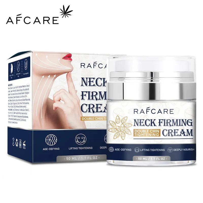 Instant Neck Face Firming Cream Collagen Hyaluronic Acid Lifting Double Chin Reducer Neck Tightener Cream Whitening Skin Product