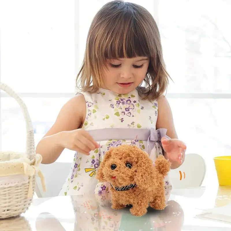 Baby Boys and Girls Electric Toy Dog. Walks Barks and Tail Wagging