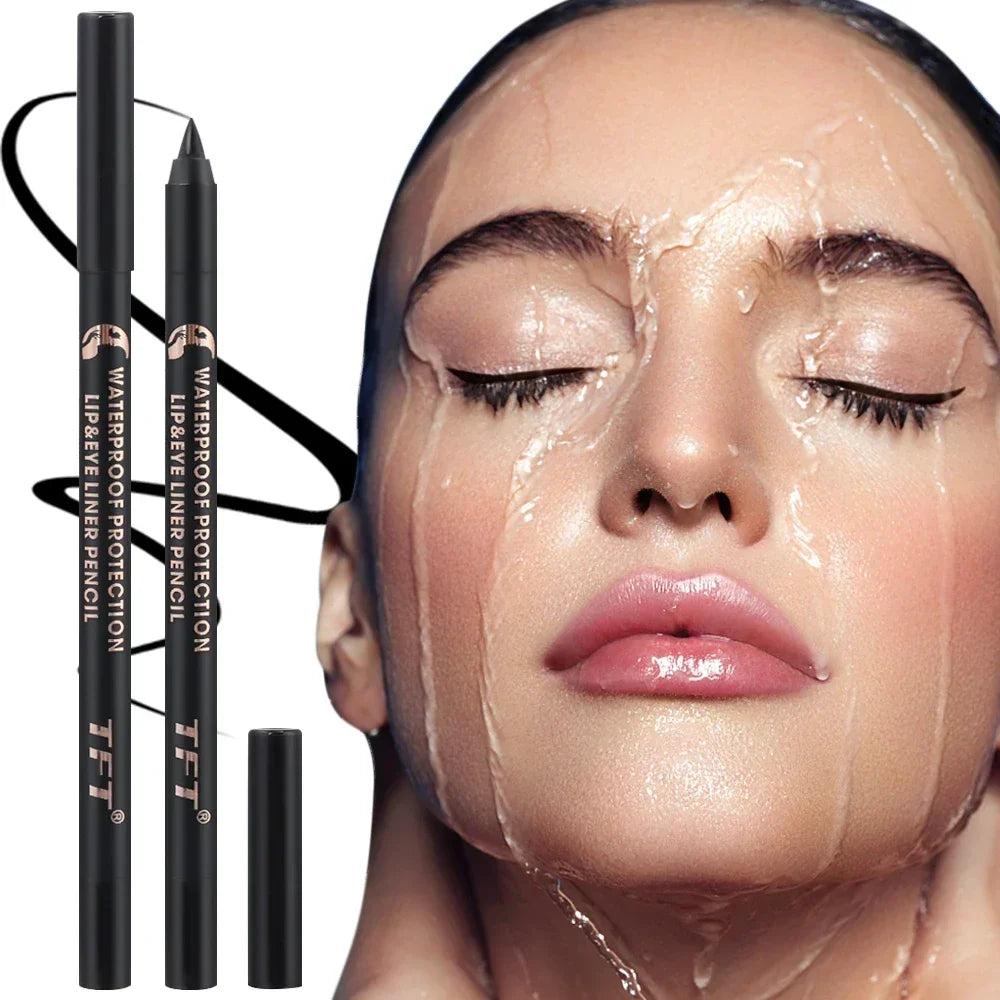 Black Long Lasting Eye Liner Pencil Waterproof Concealer Gel Pen Smudge-Proof Sweat-proof Eyeliner Women Cosmetics Beauty Makeup