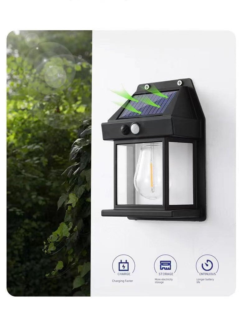 Solar Induction Lamp Outdoor Waterproof For Home Garden Lamp Atmosphere Balcony Light Yard Lighting Garden Wall Lamp