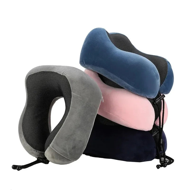 Soft Travel Pillow U Shaped Travel Healthcare Memory Foam Neck Cervical Airplane Pillow Neck Cushion