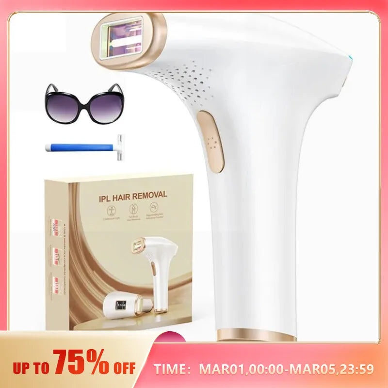 IPL Laser Hair Removal Device 999999 Flashes Dual Modes Epilator Skin Rejuvenation Anti-acne Hair Remover 3 in 1 for Women Men