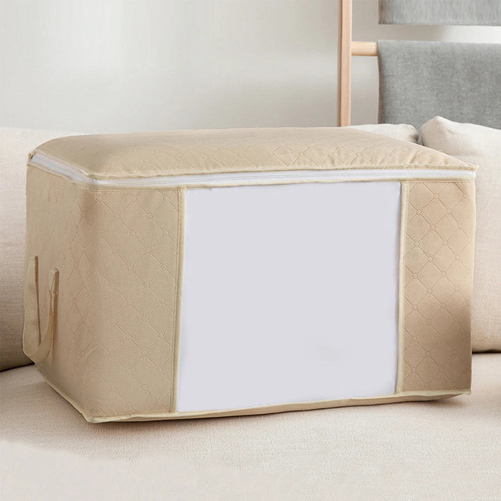 Large Capacity Clothes Storage Bag Foldable Blanket Storage Containers for Organizing Bedroom Closet