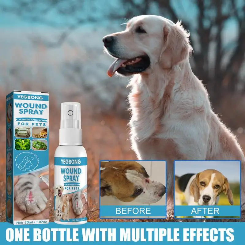 30ml Pet Skin Care Spray Cats Dogs Itch Relief For External Use Prevent Skin Problems Improve Skin Protection Gently Soothes