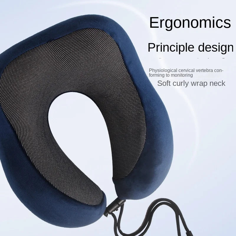 Memory cotton U-shaped pillow can be used for driving and traveling, U-shaped pillow, memory cotton nap neck pillow