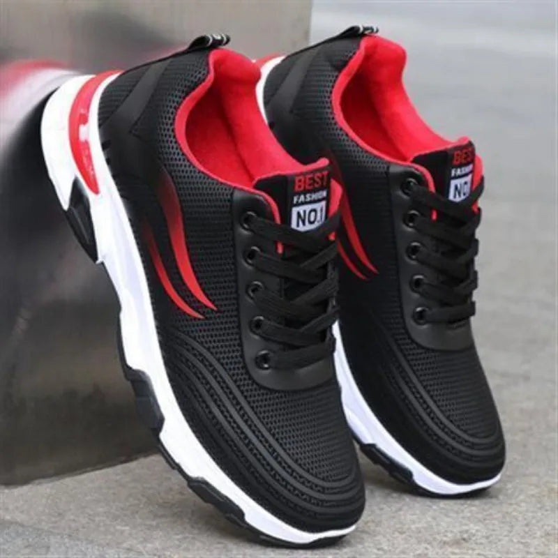 Casual Male Sneakers Outdoor Running Shoes for Men Non-slip Sport  Training Male Shoes Breathable Trainers Lace Up Walking Shoes