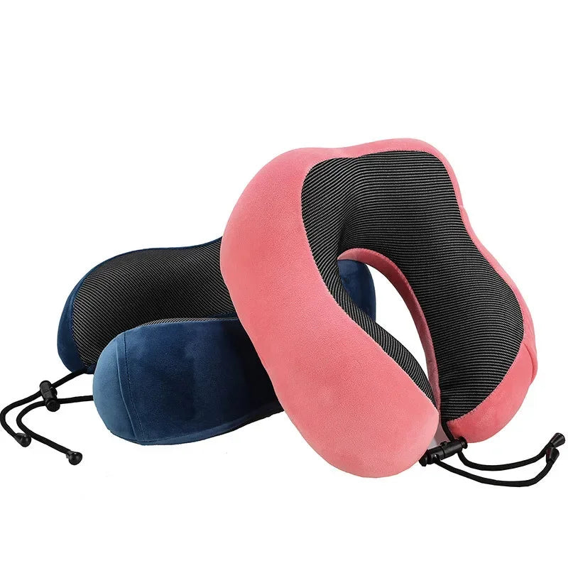 Soft Travel Pillow U Shaped Travel Healthcare Memory Foam Neck Cervical Airplane Pillow Neck Cushion