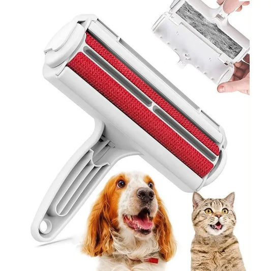 Pet Hair Remover Roller Cleaning Lint Sticky Hair Brush Cleaner Dog Cat Hair Remover Pet Supplies Brush for Sofa Clothe