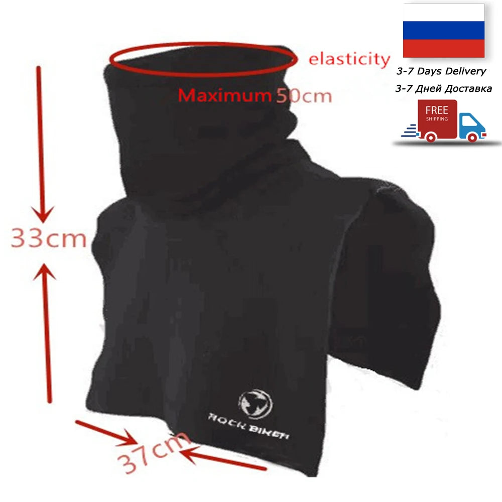 Winter Bib Moto Riding Snow Skiing Thickened Neck Warmer Cover Warm Scarf Motorcycle Scarf Face Mask Thermal Wrap Bib Headwear