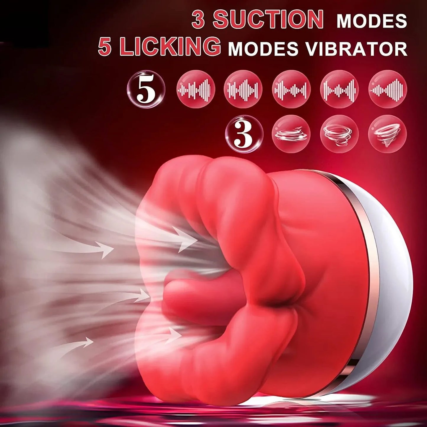 Soft Tongue Lick Massager Vibrator Women Nipple Vagina Clitoris Stimulator Realistic Big Mouth Oral Sucking Masturbate Sex Toys