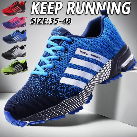 New Men Running Shoes Breathable Outdoor Sports Shoes Lightweight Sneakers for Women Comfortable Athletic Training Footwear