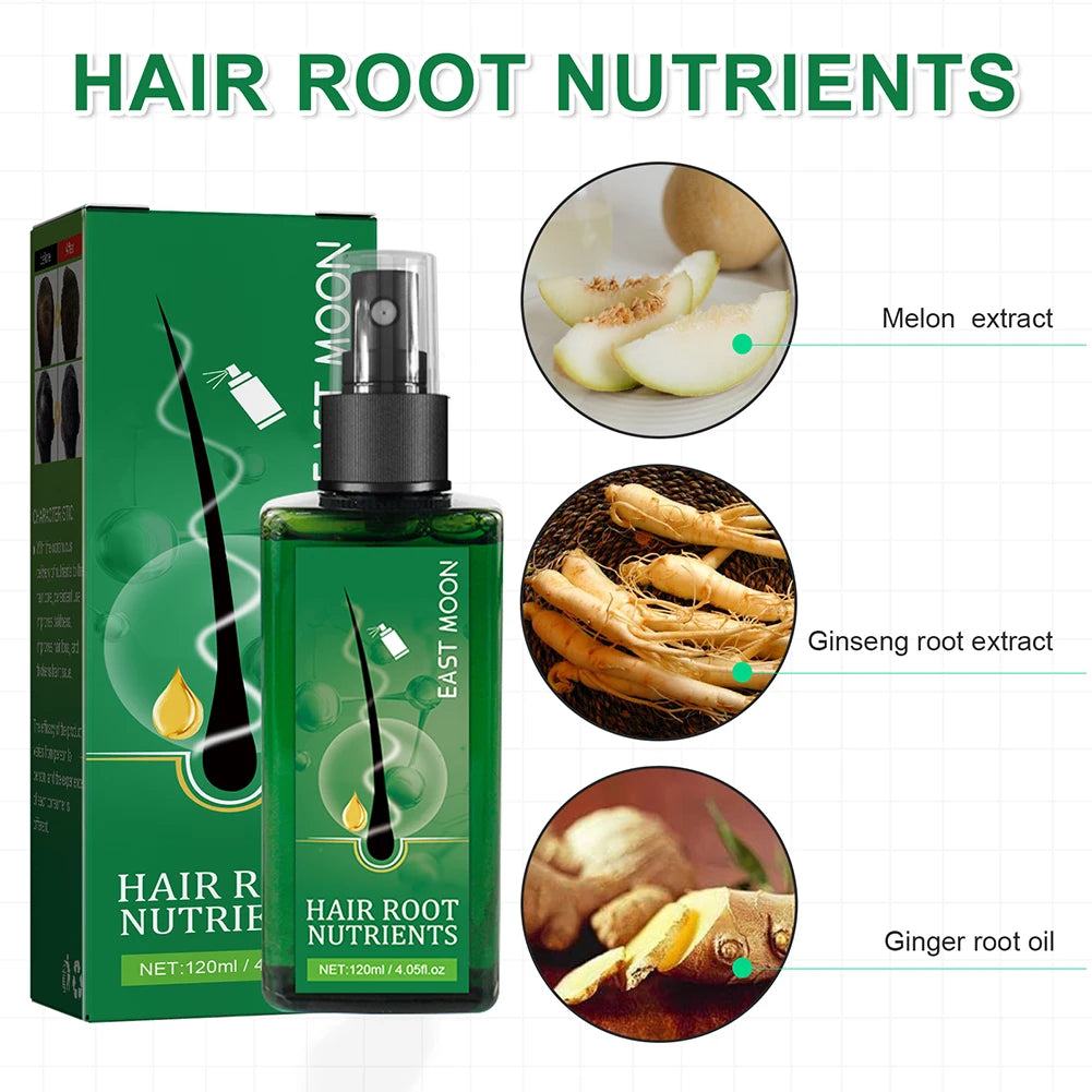 120ml Male Hair Growth Liquid Natural Powerful Hair Essence Repairs Hairroots Hair Regrowth Nutrients Household Use