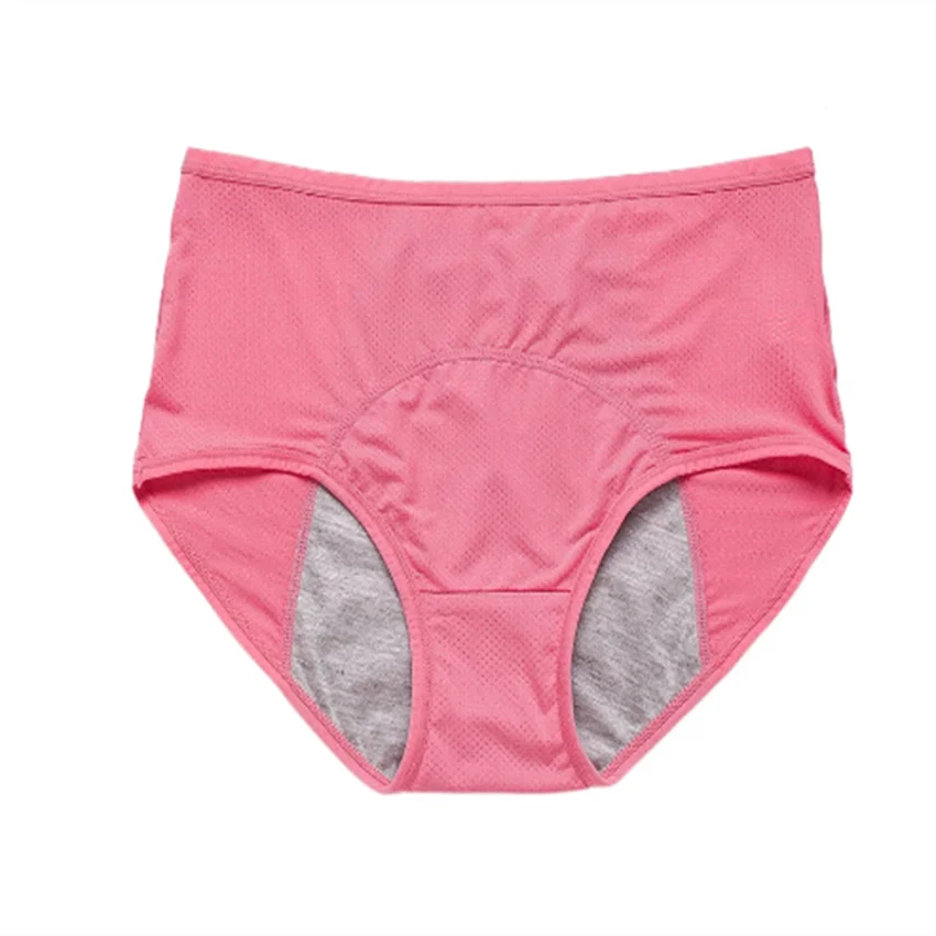 40-150Kg Cotton Women's Panties Leak-Proof Menstrual Briefs Summer Physiological Underpants Plus Size Underwear Female Intimates