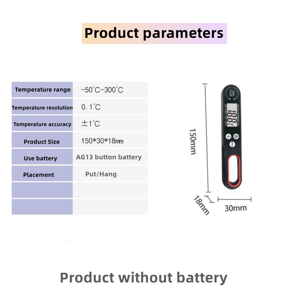 Digital Meat Thermometer Cooking Food Kitchen BBQ Probe Water Milk Oil Liquid Oven Digital Temperaure Sensor Meter Thermocouple