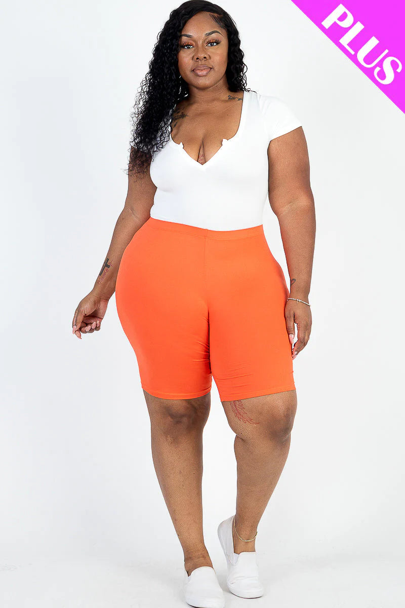 Plus Size Bike Shorts (CAPELLA)