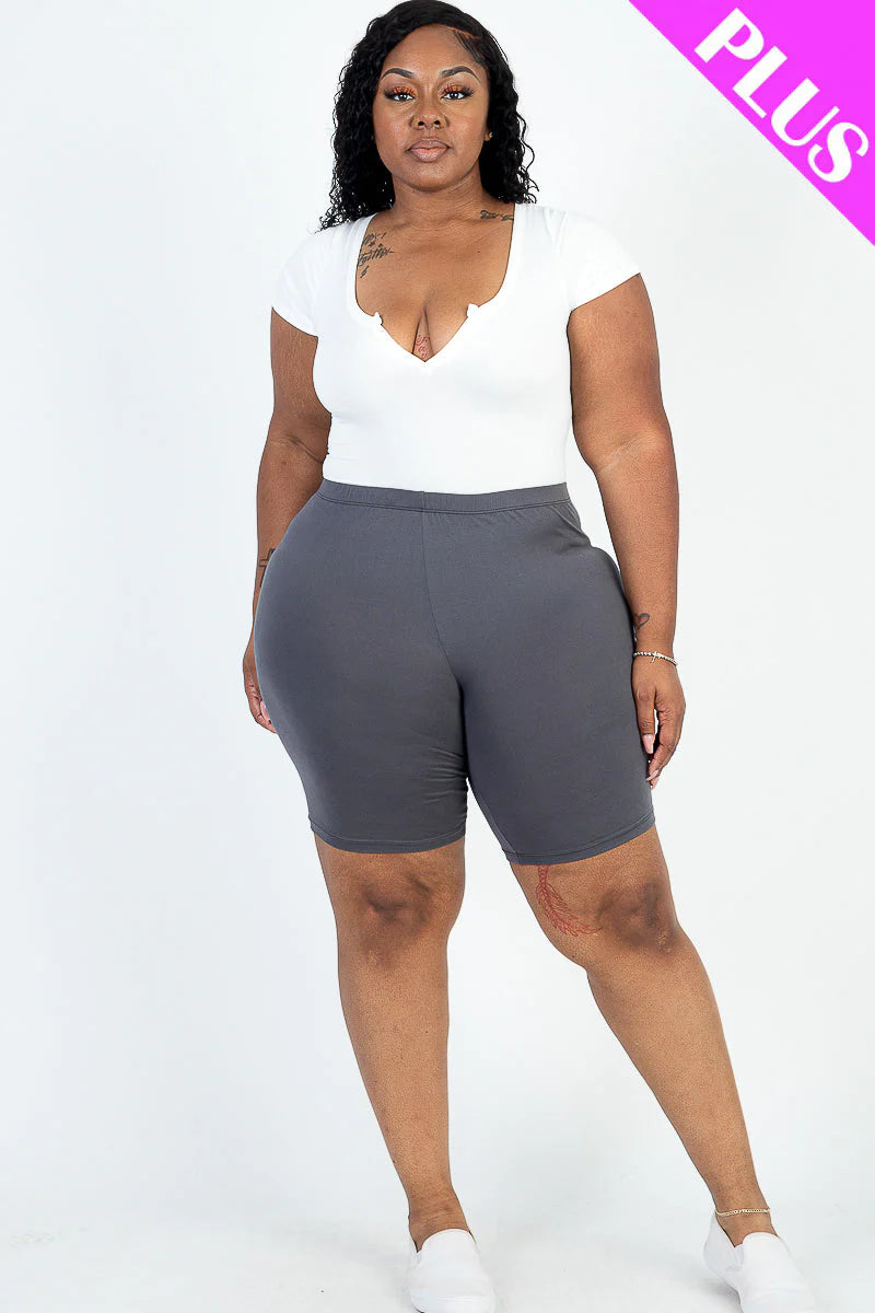 Plus Size Bike Shorts (CAPELLA)