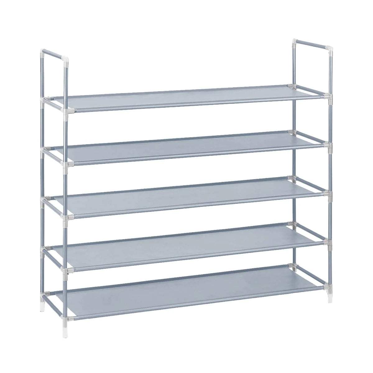 Shoe Rack Organizer 5 Tier , Space Saving, Easy Storage Shoe Organizer Stand for Closets, Entryways, and Bedrooms