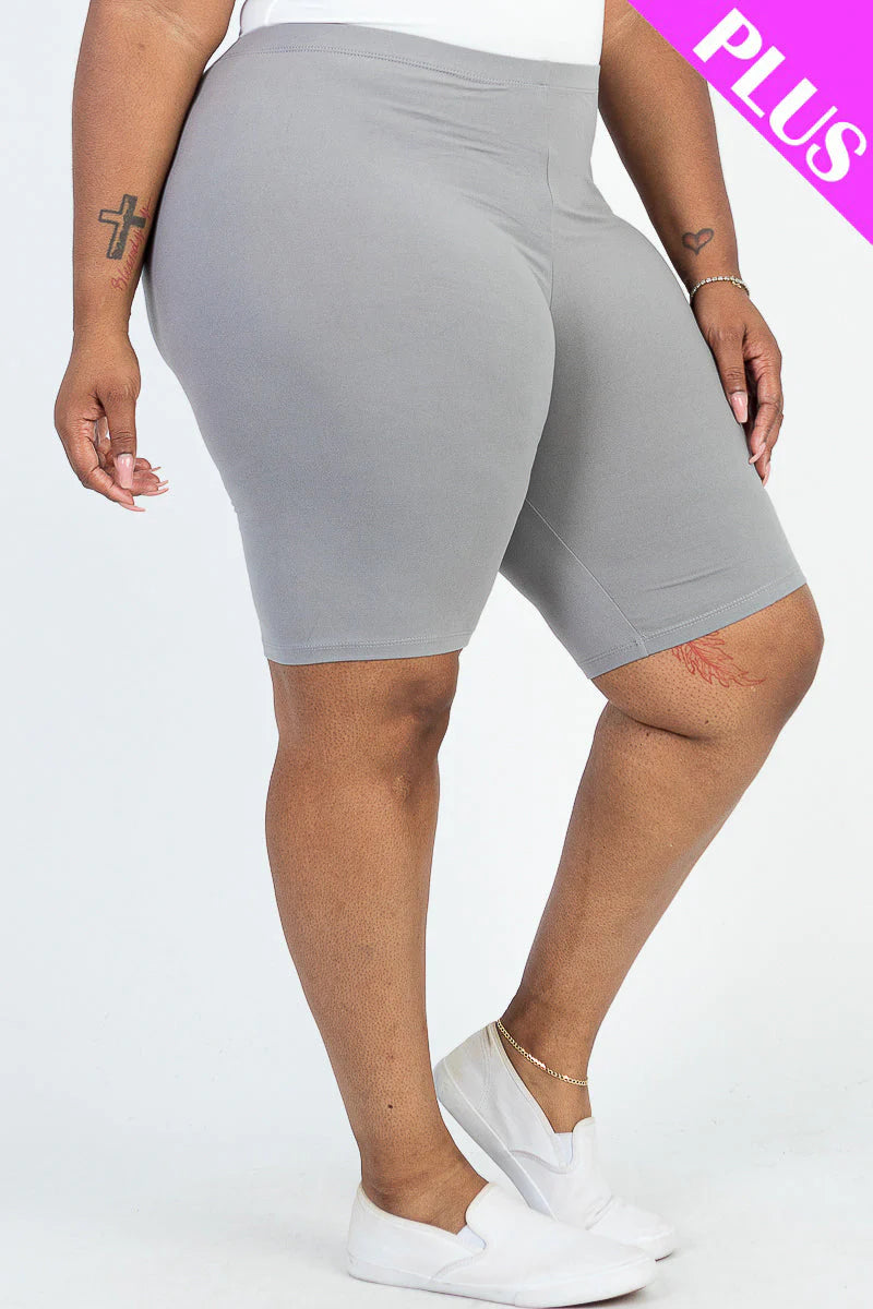 Plus Size Bike Shorts (CAPELLA)