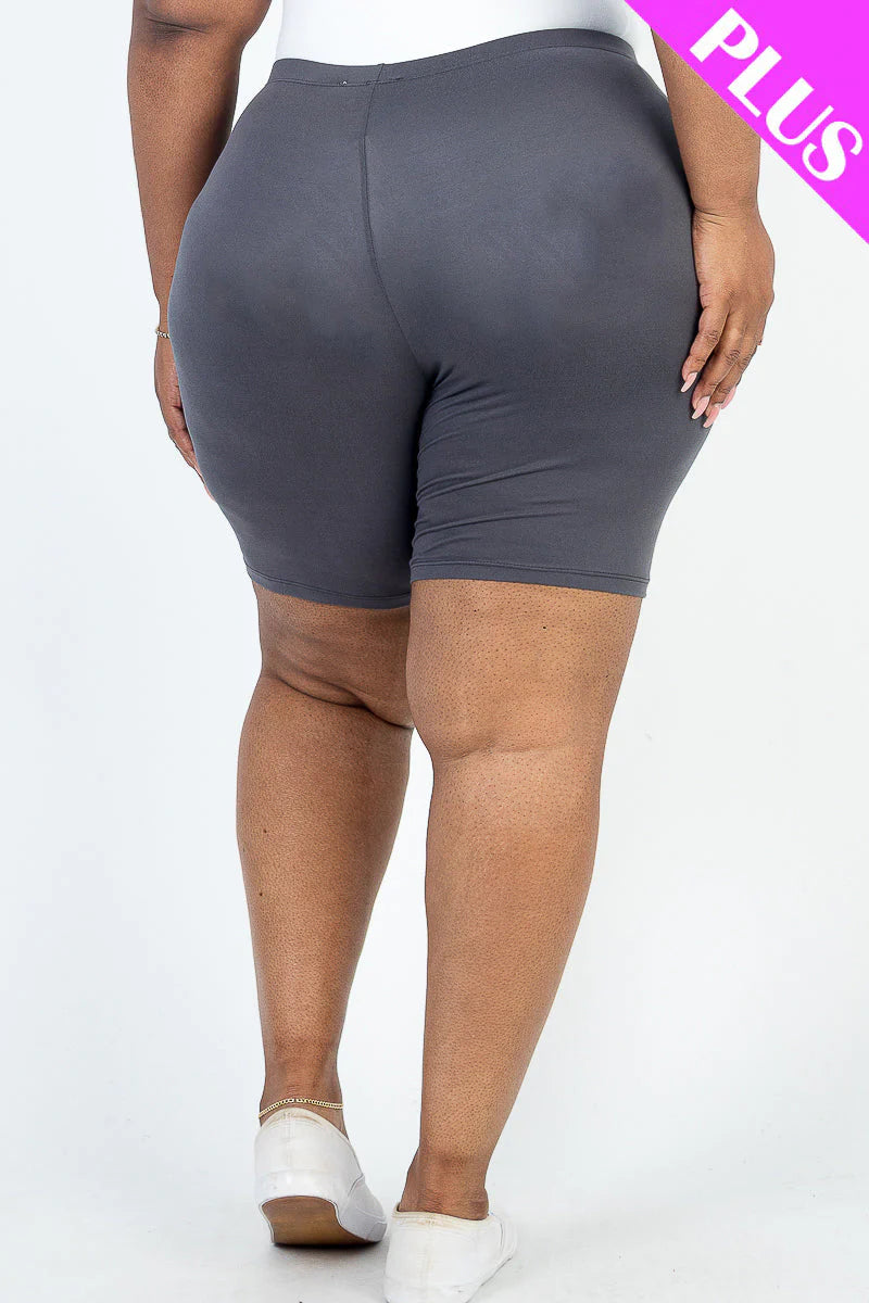 Plus Size Bike Shorts (CAPELLA)