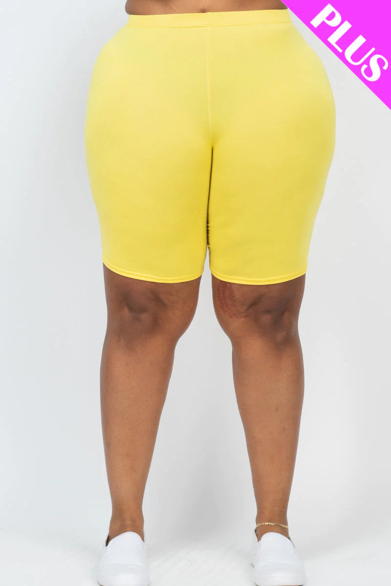 Plus Size Bike Shorts (CAPELLA)