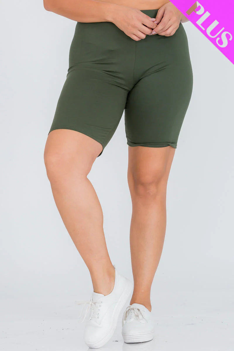 Plus Size Bike Shorts (CAPELLA)