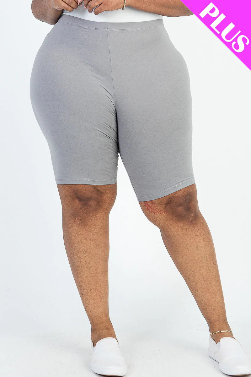 Plus Size Bike Shorts (CAPELLA)