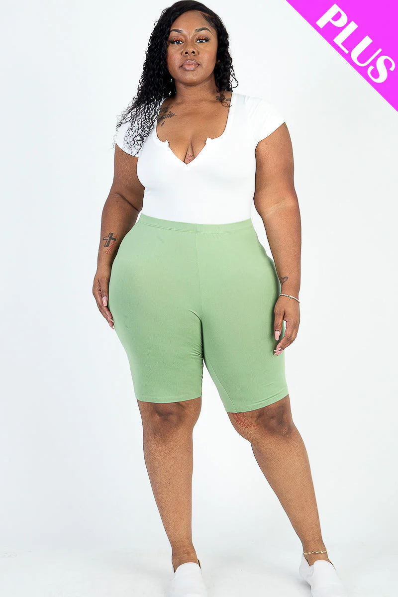 Plus Size Bike Shorts (CAPELLA)