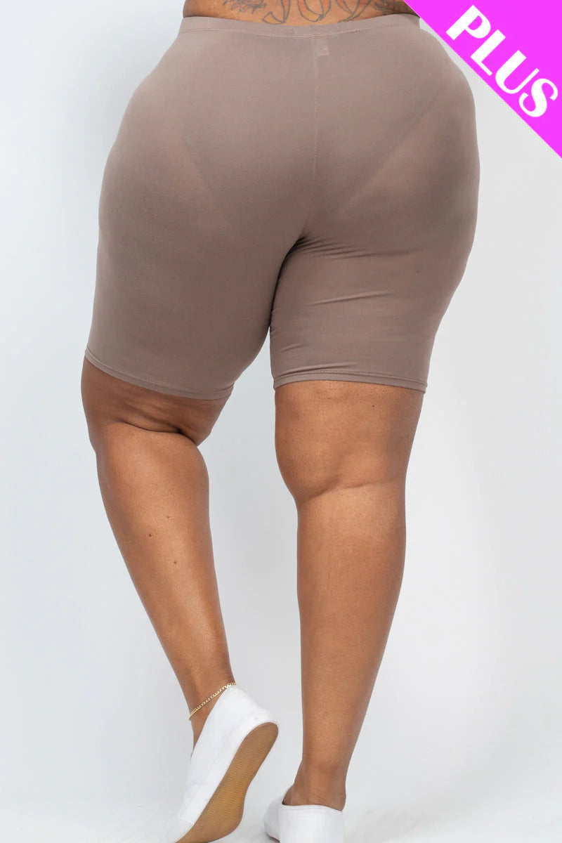 Plus Size Bike Shorts (CAPELLA)