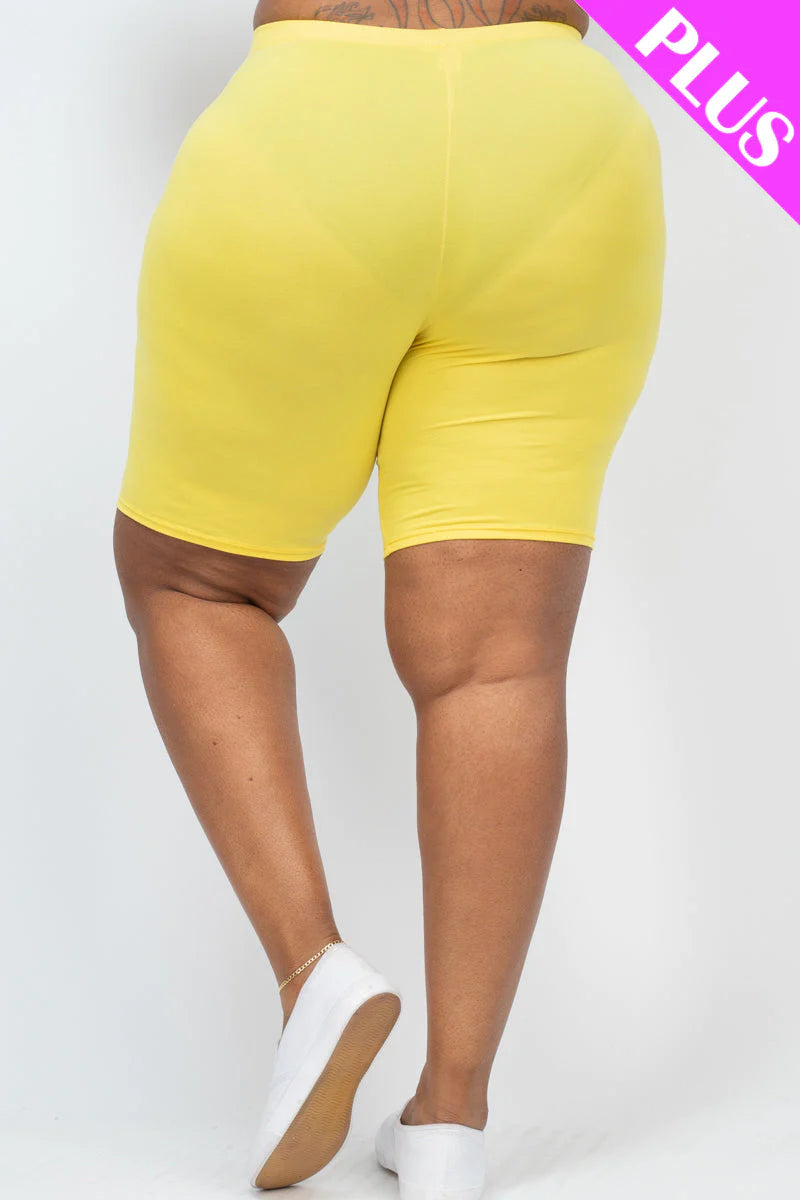 Plus Size Bike Shorts (CAPELLA)